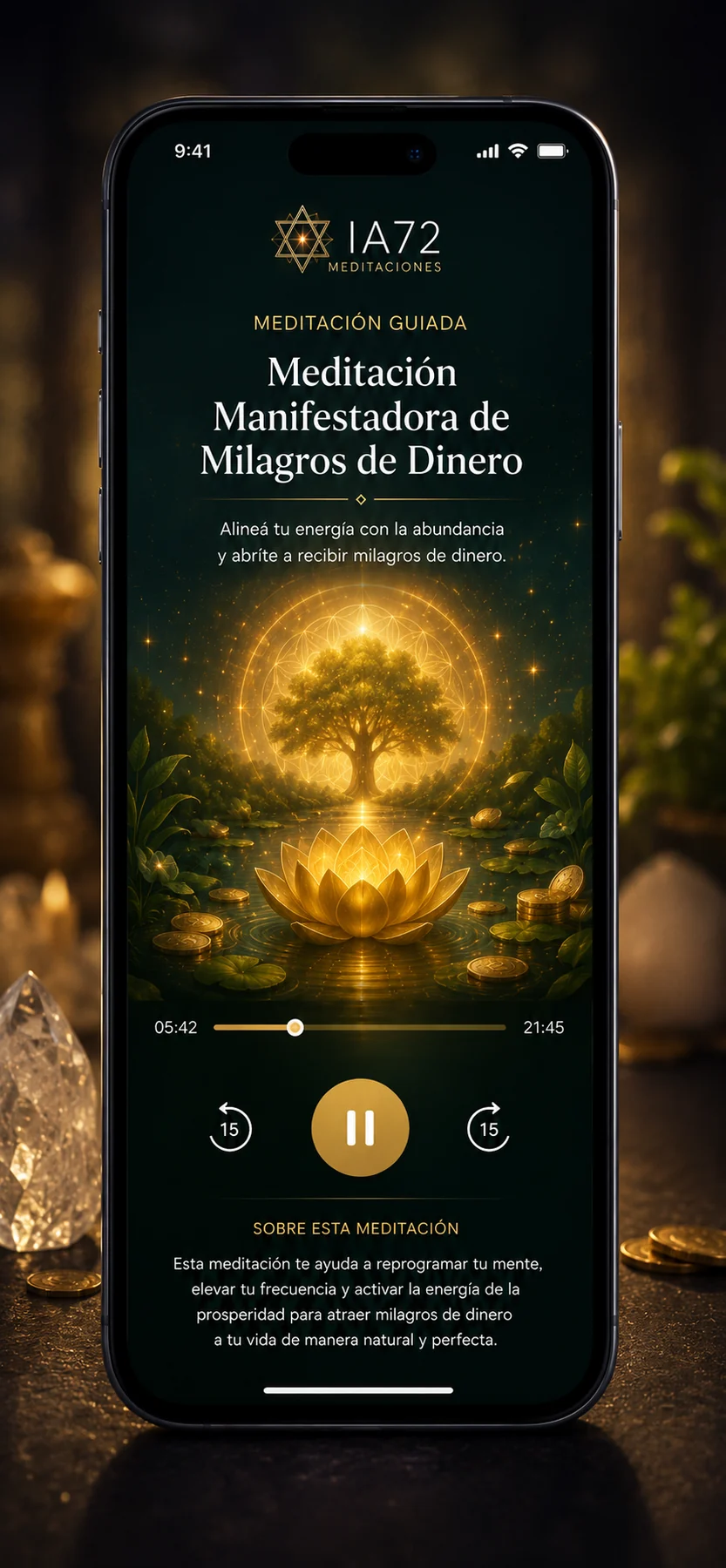 Meditación Manifestadora de Milagros de Dinero